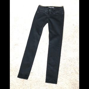 Aeropostale black Lola Jeggings Jean leggings size 0 reg/normal